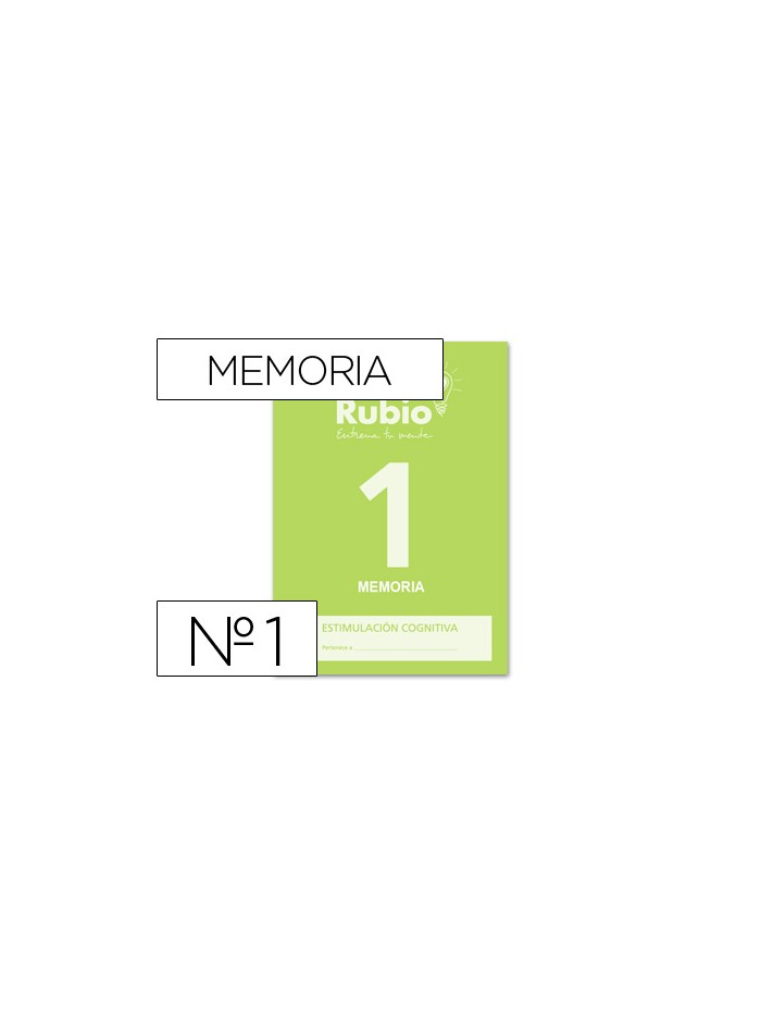 Cuaderno rubio entrena tu mente estimulacion cognitiva memoria 1 Cuaderno rubio entrena tu mente estimulacion cognitiva memoria 1
