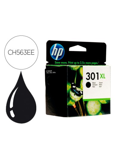 Ink-jet hp 301xl negro deskjet 5530 /1010/1510 /2540 alta capacidad