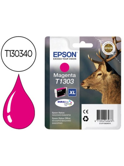 Ink-jet epson stylus t1303 magenta office bx320f extra alta capacidad