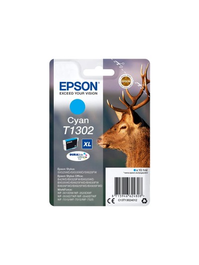Ink-jet epson stylus t1302 cian office bx320f - extra alta capacidad -