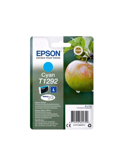 Ink-jet epson stylus t1292 cian sx420w / 425w / office bx305f / bx320f -alta capacidad-