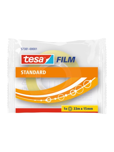 Cinta adhesiva tesa standard 33 mt x 15 mm