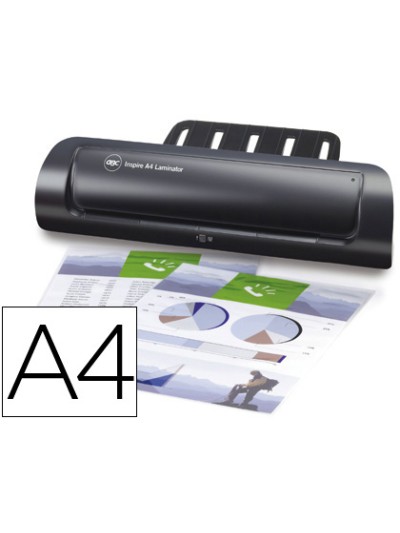 Plastificadora inspire din a4 2 rodillos hasta 80 mc