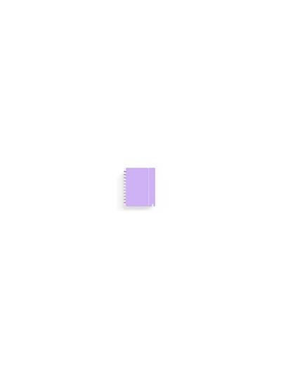 Cuaderno carchivo ingeniox foam a5 80h cuadricula malva pastel