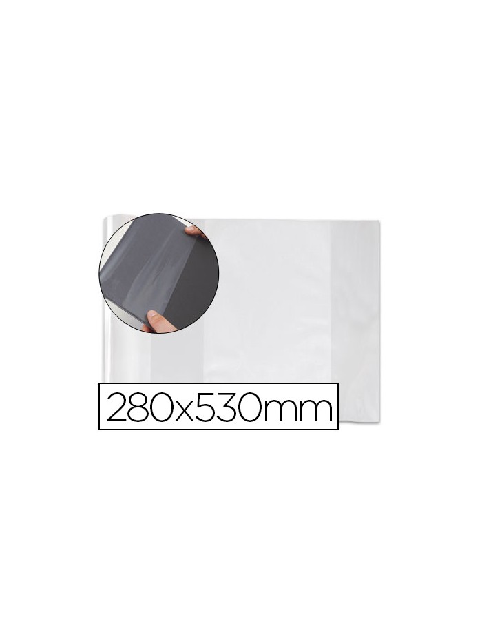 Forralibro pvc con solapa ajustable adhesivo 280x530 mm Forralibro pvc con solapa ajustable adhesivo 280x530 mm