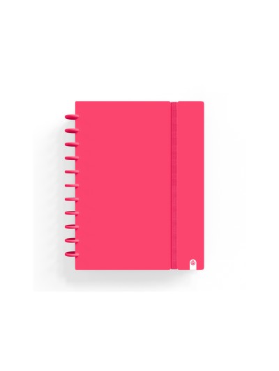 Cuaderno carchivo ingeniox foam a5 80h cuadricula rojo