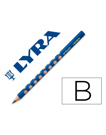 Lapices de grafito lyra groove triangular mina b de 4,25 mm