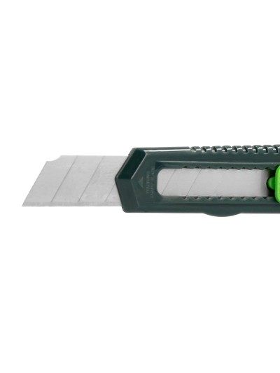 Cuter q-connect plastico ancho con asa para colgar cuchilla 18 mm xd-43 blister 1 unidad