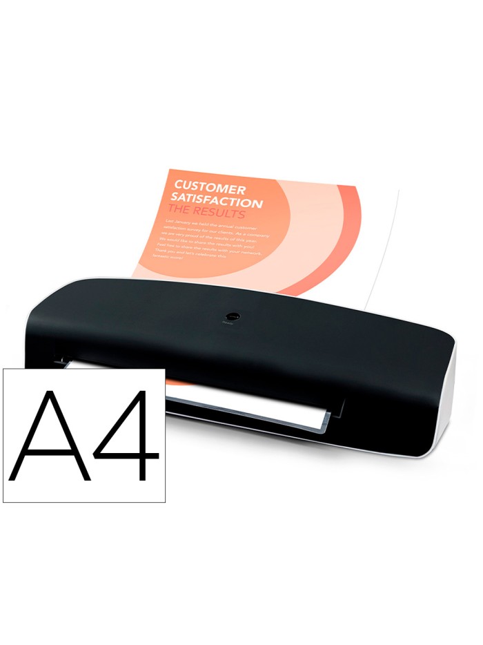 Plastificadora q-connect kf17001 din a4 estandar 2 rodillos Plastificadora q-connect kf17001 din a4 estandar 2 rodillos