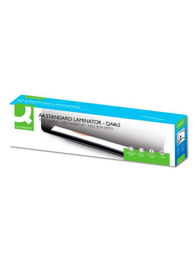 Plastificadora q-connect kf17001 din a4 estandar 2 rodillos