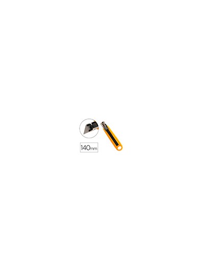 Cuter q-connect plastico ancho de seguridad retractil y con asa para colgar cuchilla 18 mm xd-123 blister 1 unidad
