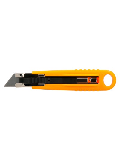 Cuter q-connect plastico ancho de seguridad retractil y con asa para colgar cuchilla 18 mm xd-123 blister 1 unidad