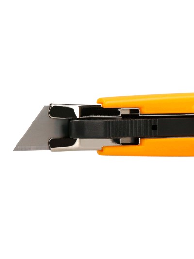 Cuter q-connect plastico ancho de seguridad retractil y con asa para colgar cuchilla 18 mm xd-123 blister 1 unidad