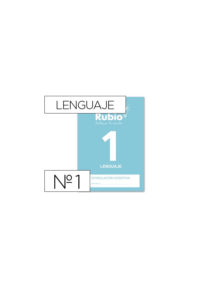 Cuaderno rubio entrena tu mente estimulacion cognitiva lenguaje 1 Cuaderno rubio entrena tu mente estimulacion cognitiva lenguaje 1