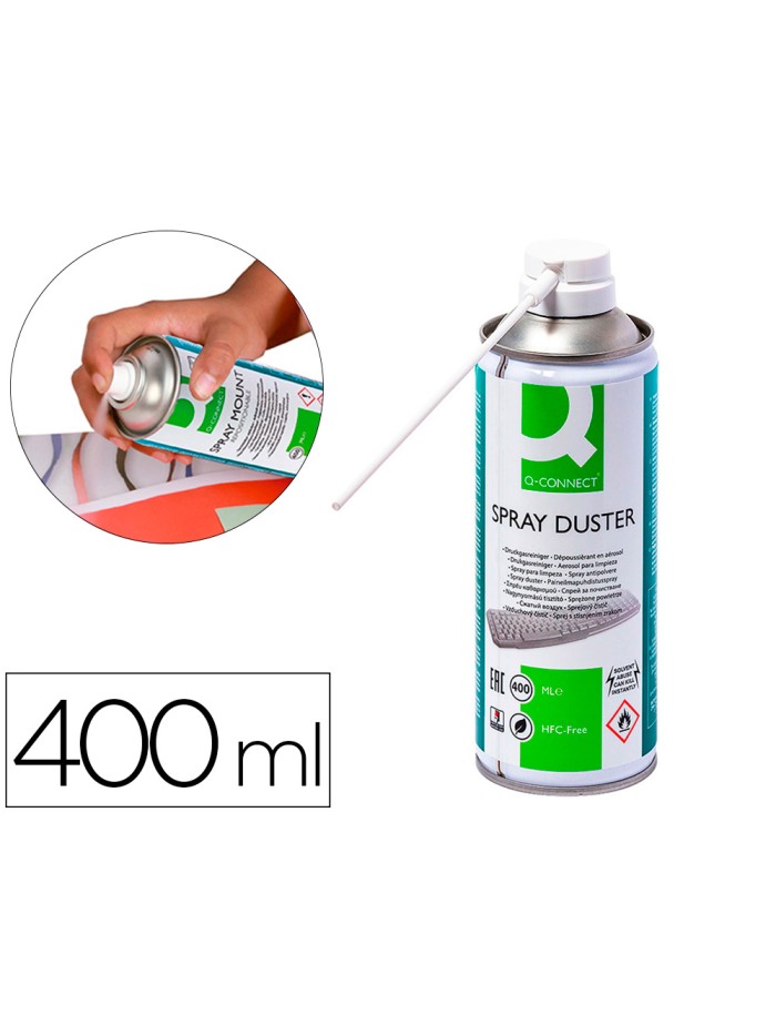 Aire a presion q-connect para limpieza general bote de 400 ml Aire a presion q-connect para limpieza general bote de 400 ml
