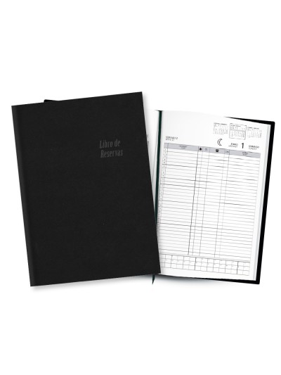 Libro de reservas liderpapel 2025 a4 dos paginas dia 752 paginas papel blanco 70g