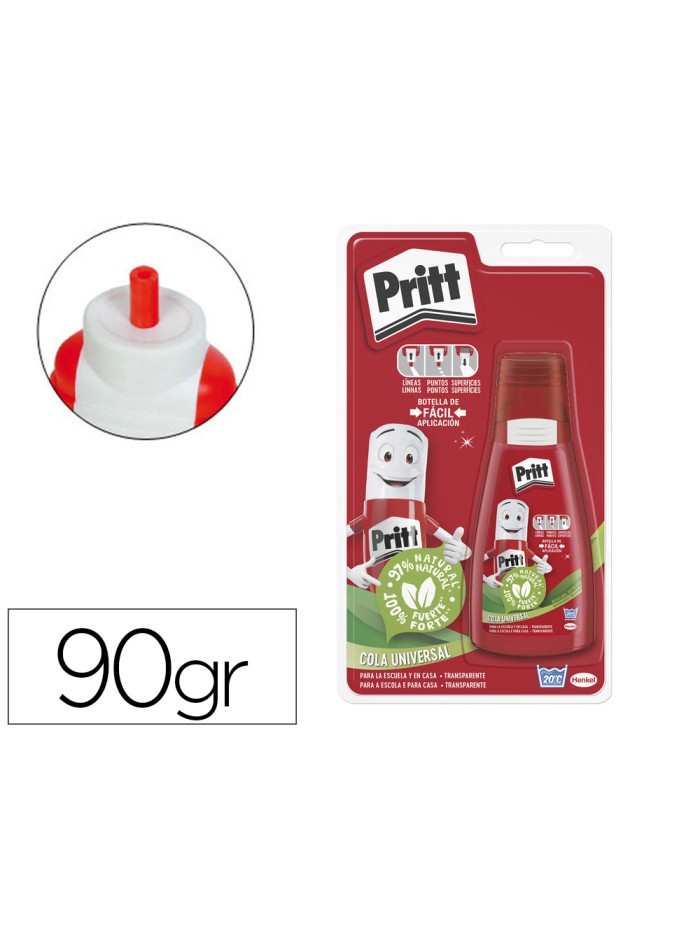 Pegamento cola universal pritt transparente bote de 100 gr Pegamento cola universal pritt transparente bote de 100 gr