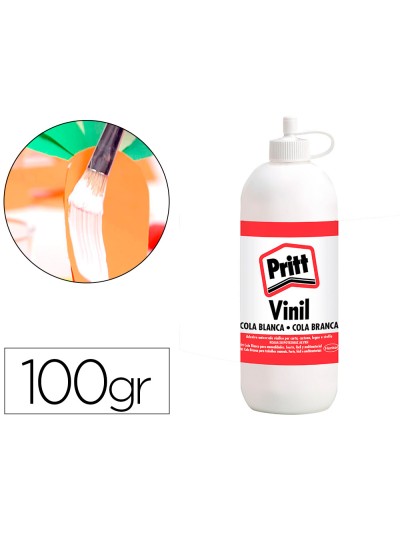 Pegamento cola blanca pritt vinil bote de 100 gr