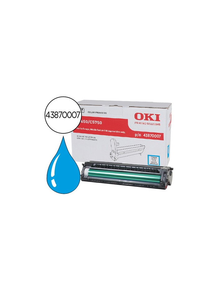 Tambor oki c5650/5750 cian 20000 paginas Tambor oki c5650/5750 cian 20000 paginas