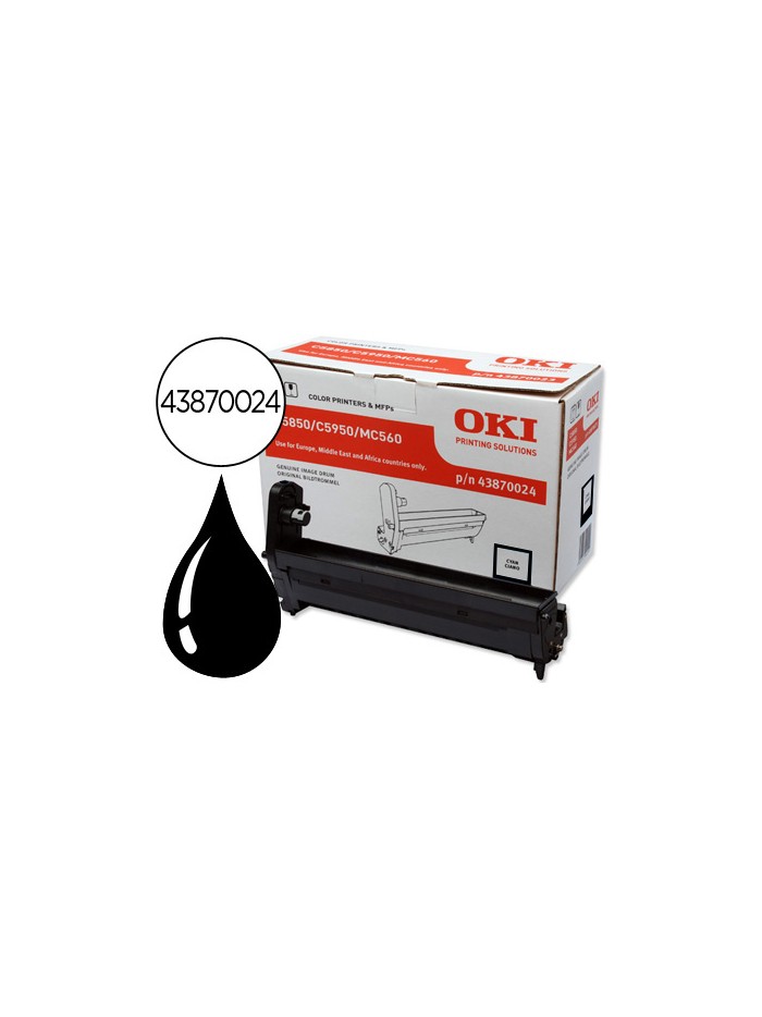 Tambor oki c5850/5950 negro 20000 paginas Tambor oki c5850/5950 negro 20000 paginas