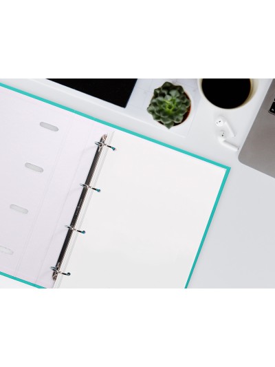 Recambio liderpapel a4 100 hojas 100g/m2 liso sin margen 4 taladros
