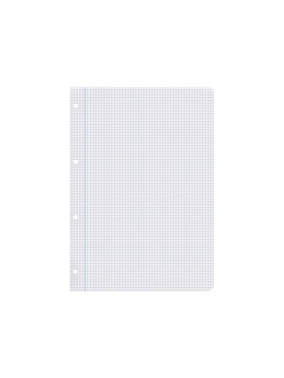 Recambio liderpapel a4 100 hojas 100g/m2 cuadro 4mm con margen 4 taladros