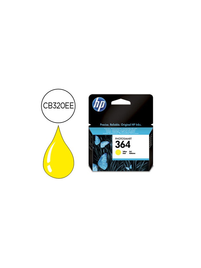 Ink-jet hp 364 amarillo photosmart premium - c309a / series c5300 / c6300 / b8500 / d5400 -300pag Ink-jet hp 364 amarillo photosmart premium - c309a / series c5300 / c6300 / b8500 / d5400 -300pag