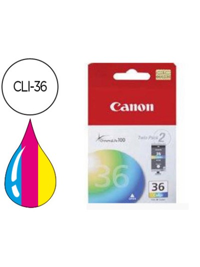 Ink-jet canon cli-36 tricolor pixma mini 260 ip100