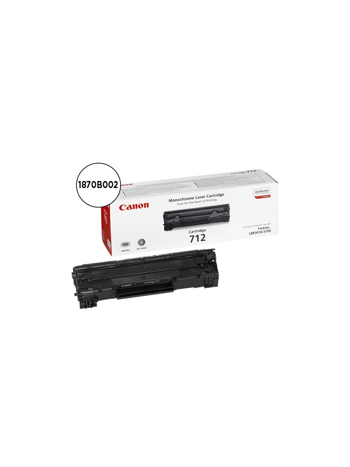 Toner canon crg712 negro laser lbp3010/3100 Toner canon crg712 negro laser lbp3010/3100