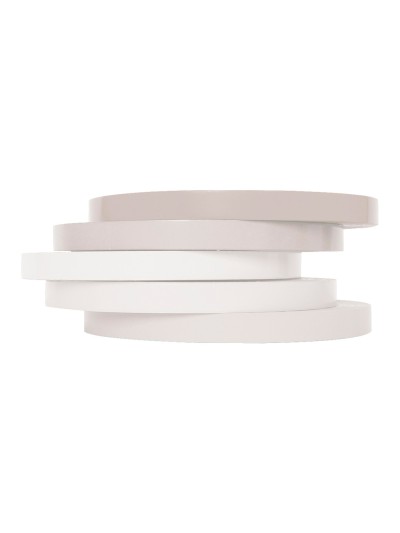 Cinta adhesiva q-connect 66m x 66 mt x 9 mm blanco para cerrar bolsas