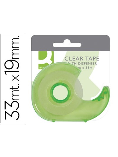Miniportarrollo q-connect para cinta de 33 mt x 19 mm