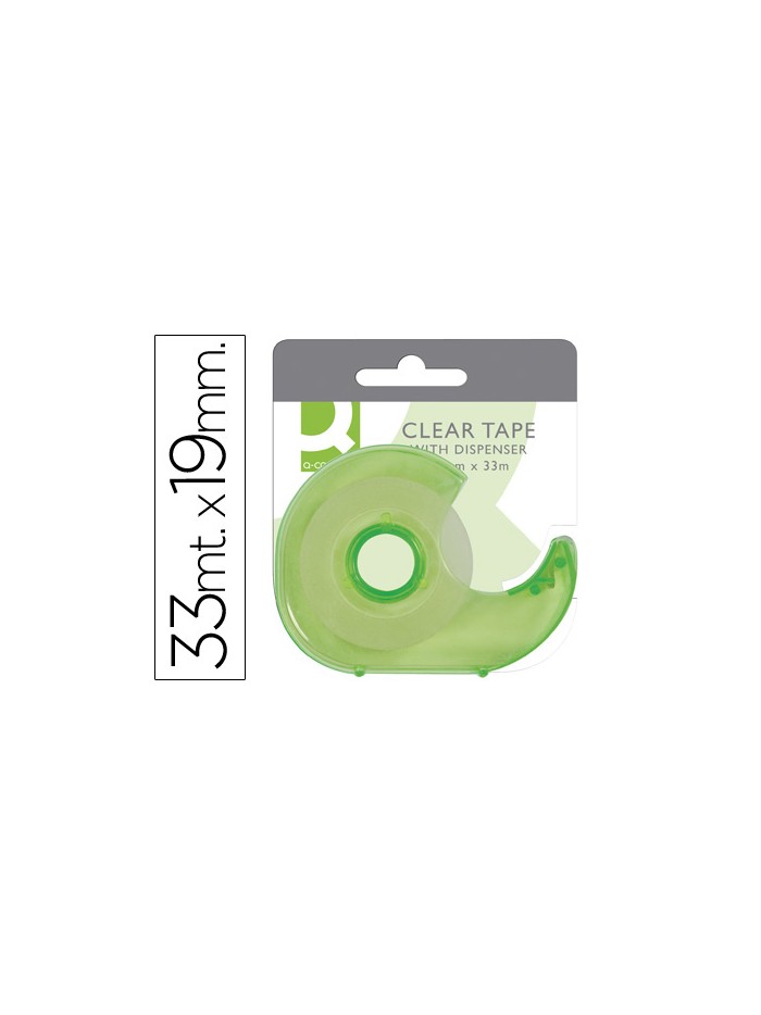Miniportarrollo q-connect para cinta de 33 mt x 19 mm