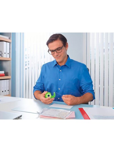 Miniportarrollo q-connect para cinta de 33 mt x 19 mm