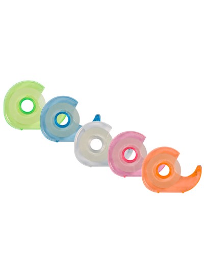 Miniportarrollo q-connect para cinta de 33 mt x 19 mm