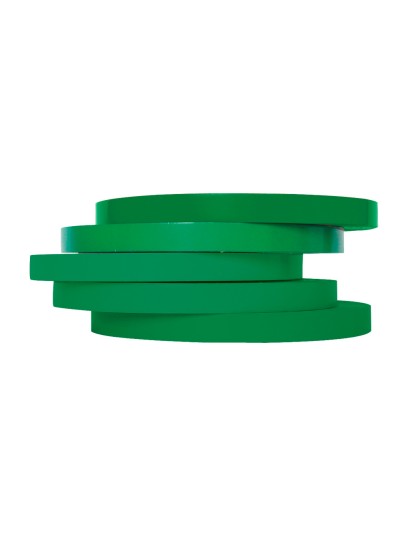Cinta adhesiva q-connect 66 mt x 9 mm verde para cerrar bolsas