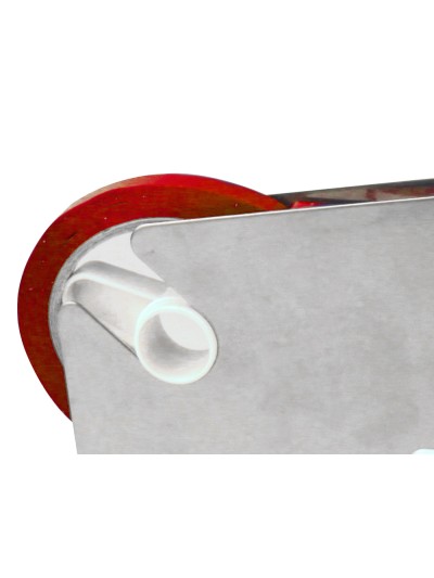 Cinta adhesiva q-connect 66 mt x 9 mm roja para cerrar bolsas