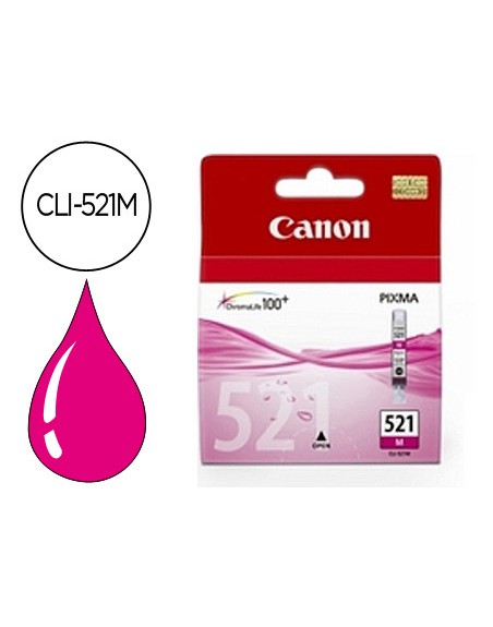 Ink-jet canon cli-521m magenta pixma mp620/630/980 ip3600/4600