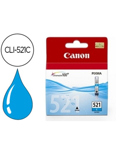 Ink-jet canon cli-521c cian pixma mp620/630/980 ip3600/4600