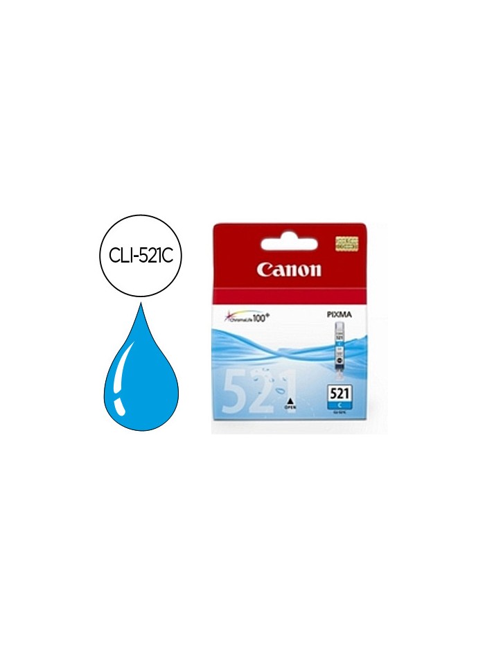 Ink-jet canon cli-521c cian pixma mp620/630/980 ip3600/4600 Ink-jet canon cli-521c cian pixma mp620/630/980 ip3600/4600