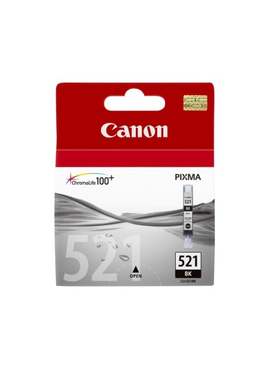 Ink-jet canon cli-521bk negro pixma mp620/630/980 ip3600/4600