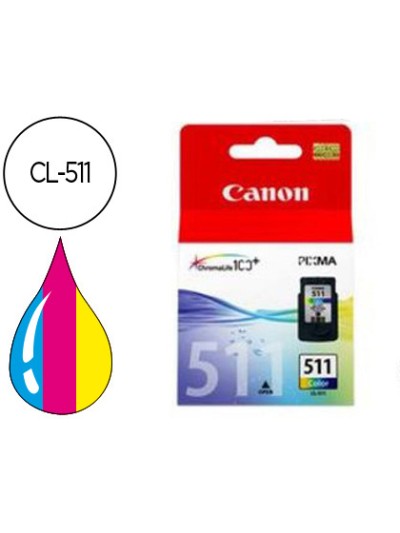 Ink-jet canon cl-511 color pixma mp240/260/480