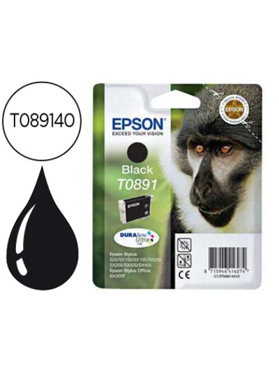 Ink-jet epson t0891 negro stylus s20 / sx-100 / sx-110