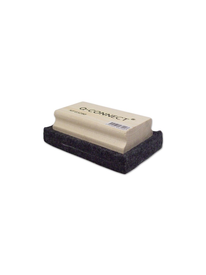 Borrador q-connect fieltro para pizarra 110x70 mm Borrador q-connect fieltro para pizarra 110x70 mm