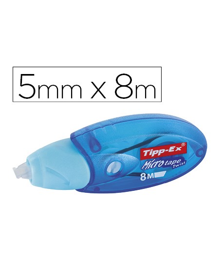 Corrector tipp-ex micro tape twist 5 mm x 8 mt
