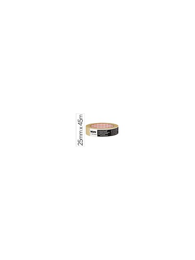 Cinta adhesiva tesa para pintar nopi 45 mt x 25 mm