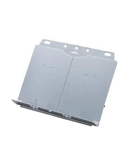 Atril fellowes para libros plastico gris medidas 244x295x50 mm