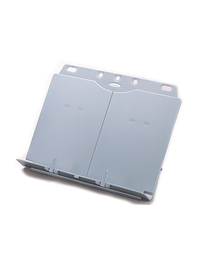 Atril fellowes para libros plastico gris medidas 244x295x50 mm