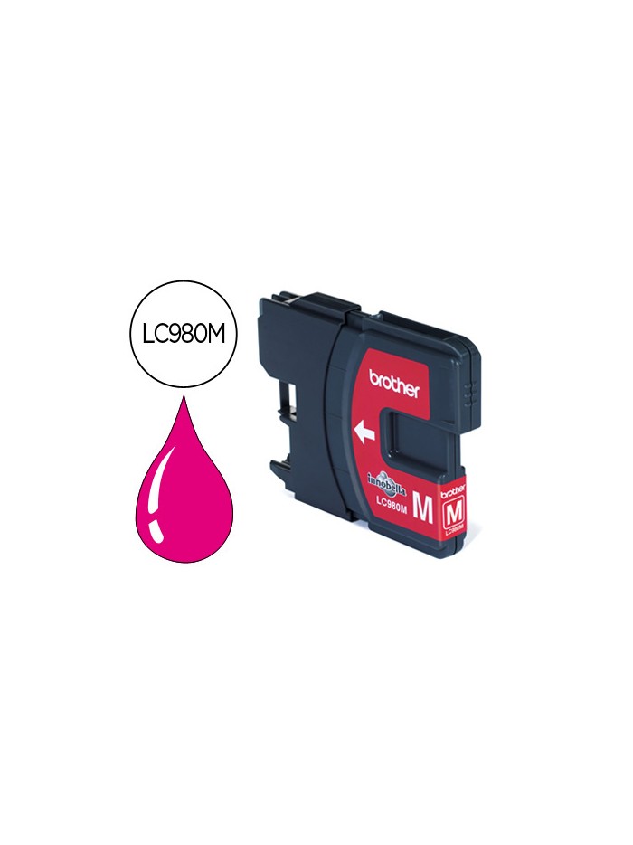 Ink-jet brother lc-980m dcp-145/dcp-165/mfc-250/mfc- 290 magenta Ink-jet brother lc-980m dcp-145/dcp-165/mfc-250/mfc- 290 magenta