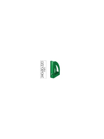 Revistero plastico q-connect verde opaco