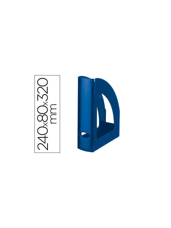 Revistero plastico q-connect azul opaco Revistero plastico q-connect azul opaco